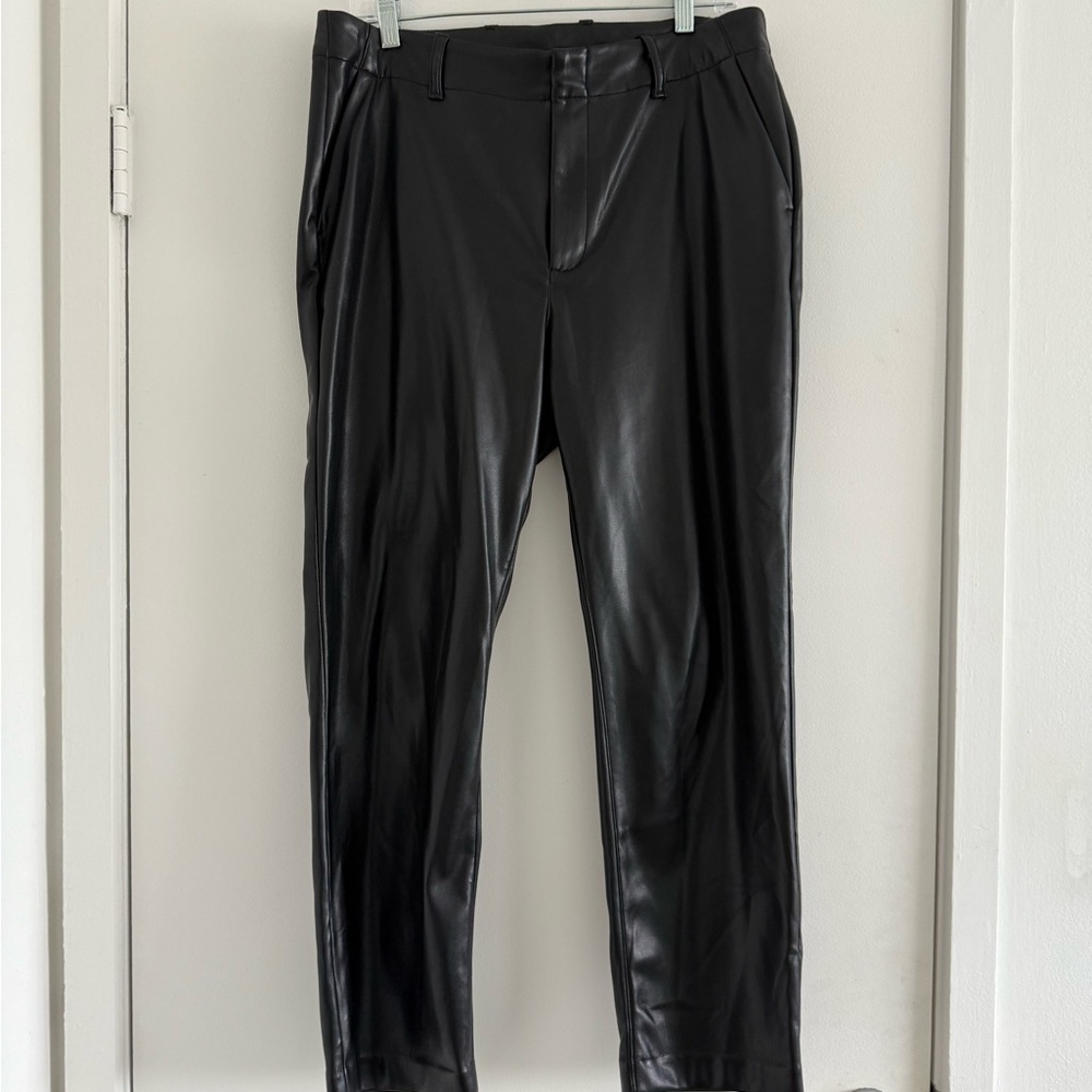 Gap Black Leather Pants